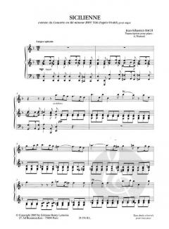 Sicilienne von Johann Sebastian Bach 