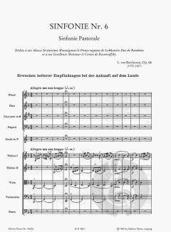 Symphonie Nr. 6 F-Dur op. 68 von Ludwig van Beethoven 