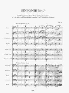 Symphonie Nr. 7 A-Dur op. 92 von Ludwig van Beethoven 
