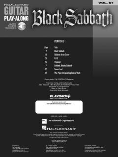 Guitar Play-Along Vol. 67: Black Sabbath von Black Sabbath 