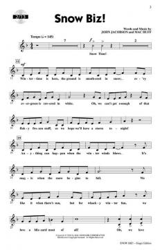 Snow Biz! Performance Kit/CD (Mac Huff) 