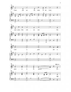 Come And See The Works Of The Lord (J. Paul Williams) 