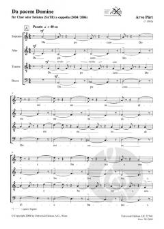 Da pacem, Domine (Arvo Pärt) 