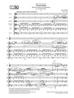 Frauentanz op.10 (Kurt Weill) 