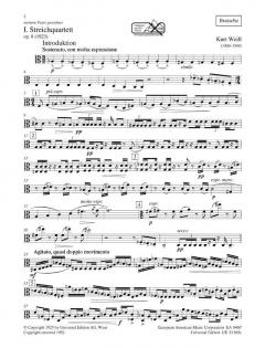Streichquartett Nr. 1 von Kurt Weill im Alle Noten Shop kaufen (Stimmensatz)