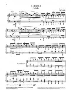 Etudes d'exécution transcendante von Franz Liszt 