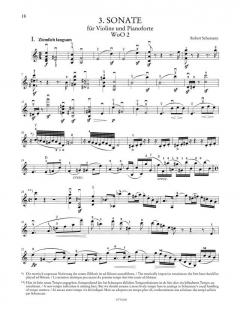 Sonaten für Violine und Klavier Band 2 von Robert Schumann im Alle Noten Shop kaufen