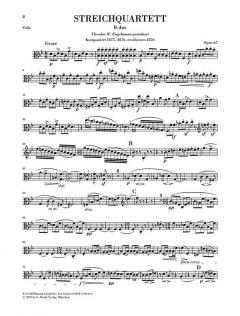 Streichquartett B-dur op. 67 von Johannes Brahms im Alle Noten Shop kaufen (Stimmensatz) - HN41