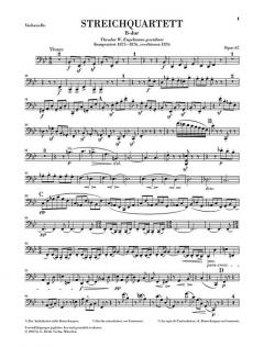 Streichquartett B-dur op. 67 von Johannes Brahms im Alle Noten Shop kaufen (Stimmensatz) - HN41