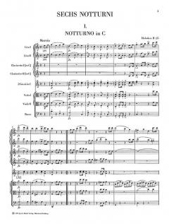 Notturni mit Orgelleiern von Joseph Haydn 