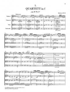 Streichquartette op. 20 und op. 33, Heft 3 von Joseph Haydn im Alle Noten Shop kaufen (Partitur)