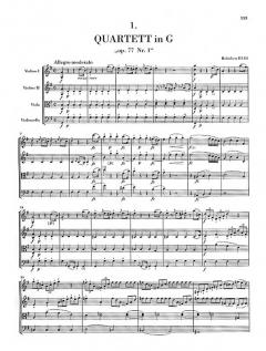 Streichquartette op. 76, 77, 103 von Joseph Haydn im Alle Noten Shop kaufen (Partitur) - HN5342