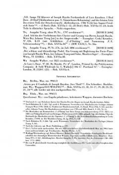 Lieder für eine Singstimme mit Begleitung des Klaviers von Joseph Haydn 