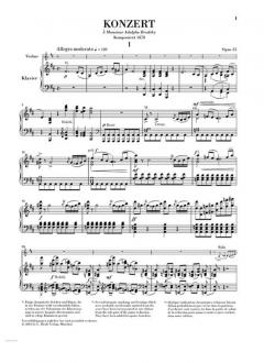 Violinkonzert D-Dur op. 35 von Pjotr Iljitsch Tschaikowski im Alle Noten Shop kaufen