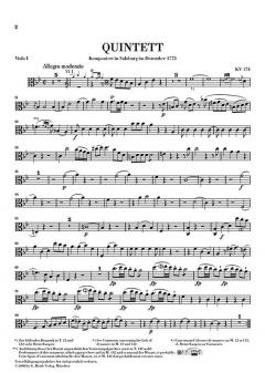 Streichquintette Band 1 von Wolfgang Amadeus Mozart im Alle Noten Shop kaufen (Stimmensatz) - HN777