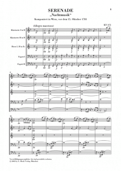 Serenade Es-dur KV 375 (Wolfgang Amadeus Mozart) 