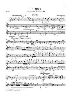 Dumky von Antonín Dvořák 