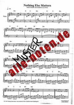 Nothing Else Matters von Metallica 