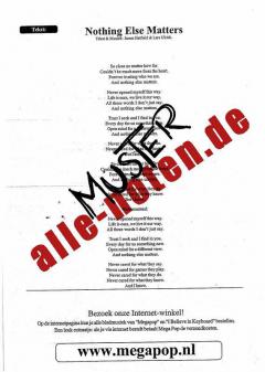 Nothing Else Matters von Metallica 