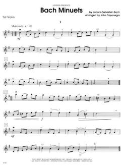 Bach Minuets 