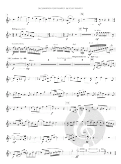 Declaration for Trumpet von Stephen Bulla im Alle Noten Shop kaufen
