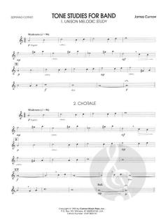Tone Studies For Band (James Curnow) 