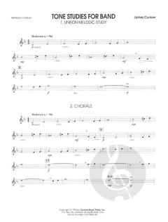 Tone Studies For Band (James Curnow) 