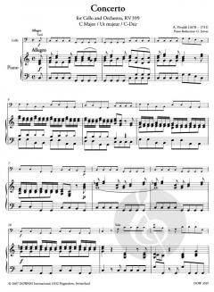 Concerto für Cello und Orchester, RV 399 in C-Dur von Antonio Vivaldi im Alle Noten Shop kaufen