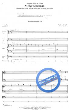 Mister Sandman (Pat Ballard) 