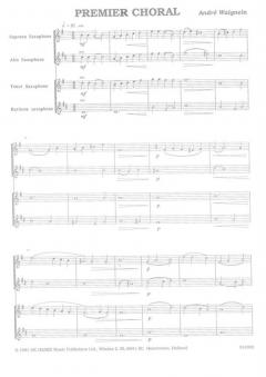 Easy Saxophone Ensemble Album Vol. 1 von Andre Waignein 