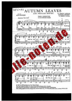 Autumn Leaves von Johnny Mercer 