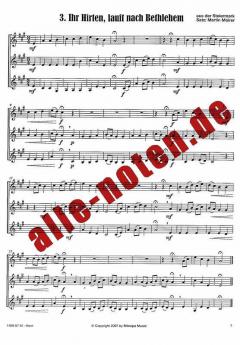 Alpenländische Weihnachten für 3 Hörner bei alle-noten.de