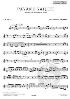 Pavane variée von Jean-Michel Damase für Horn und Klavier
