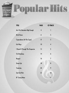 Big Band Play-Along Vol. 2: Popular Hits 