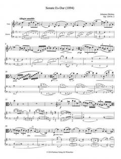 Sonate Es-Dur op. 120 Nr. 2 für Viola und Klavier von Johannes Brahms im Alle Noten Shop kaufen