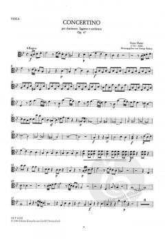 Concertino B-Dur für Klarinette und Fagott von Franz Danzi 