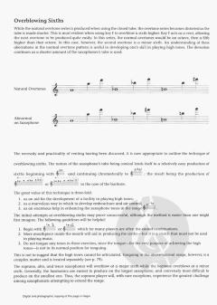 Saxophone High Tones (English Edition) von Eugene Rousseau 