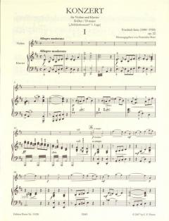 Konzert D-Dur op. 22 von Friedrich Seitz 