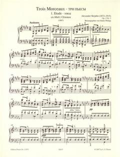 3 Morceaux op. 2 von Alexander Skrjabin 