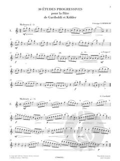 30 Etudes progressives von Giuseppe Gariboldi 