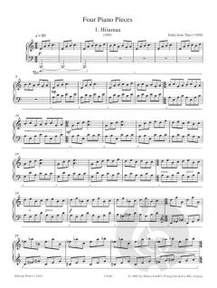 Four Piano Pieces von Erkki-Sven Tüür 