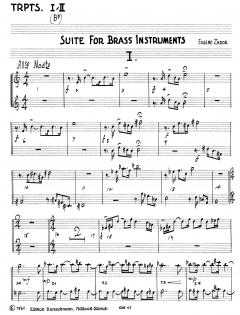 Suite für Bläser (E. Zador) 