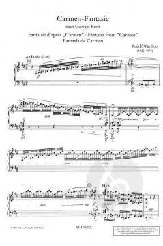 Carmen-Fantasie von Rudolf Würthner 