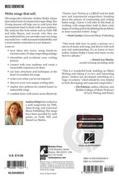 Popular Lyric Writing 