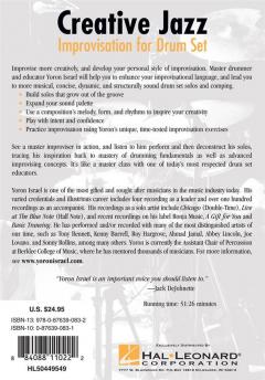Creative Jazz Improvisation for Drum Set (Yoron Israel) 