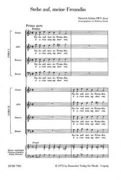 Stehe auf, meine Freundin SWV deest (Heinrich Schütz) 