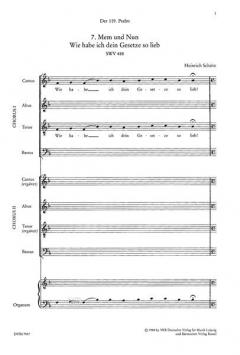 Wie habe ich dein Gesetze so lieb SWV 488 (Heinrich Schütz) 