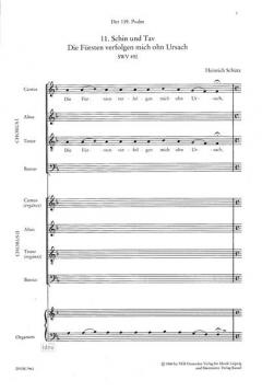 Die Fürsten verfolgen mich ohn Ursach SWV 492 (Heinrich Schütz) 