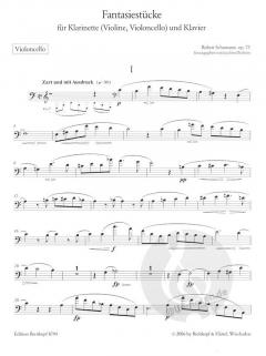 Fantasiestücke op. 73 von Robert Schumann für Klarinette (Violine, Violoncello) und Klavier im Alle Noten Shop kaufen