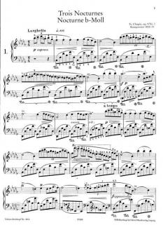 Nocturnes von Frédéric Chopin 